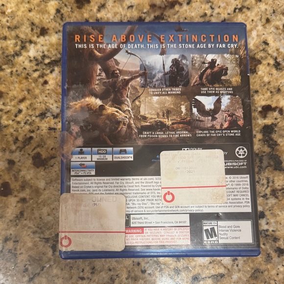 Far Cry Primal (PS4) — Edition in Blue Case - Picture 2 of 5